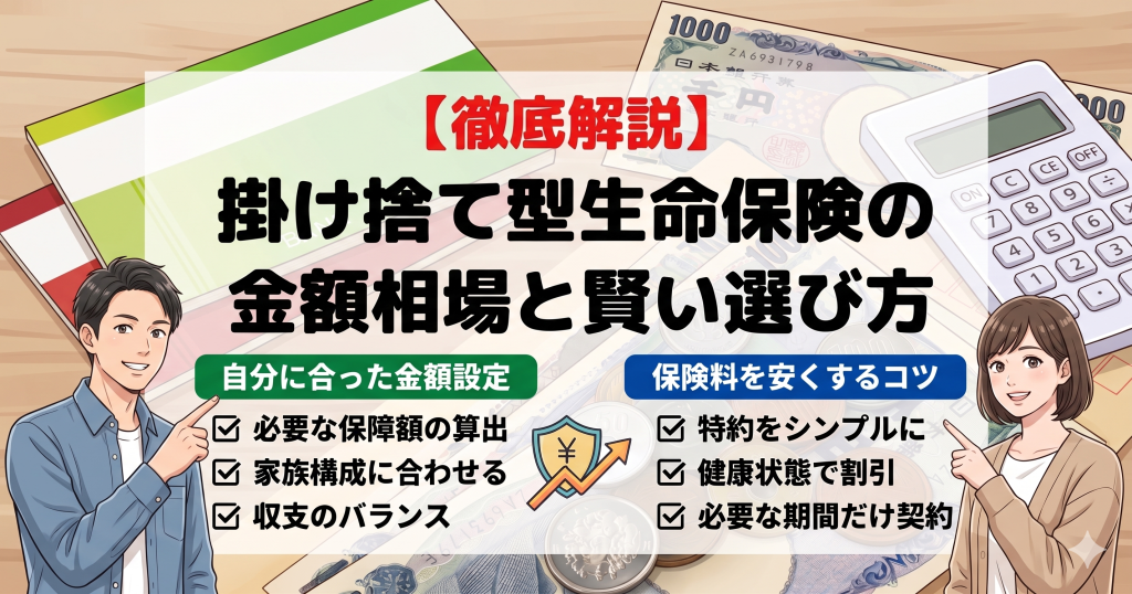 掛け捨て型の金額相場はいくら